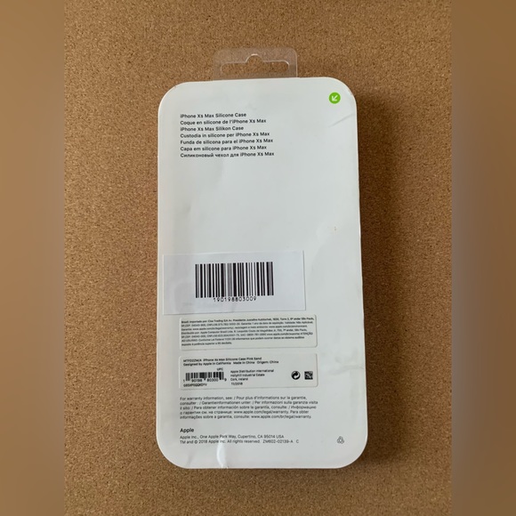 Apple iPhone Pink Sand XS Max Silicone Case - Picture 4 of 4